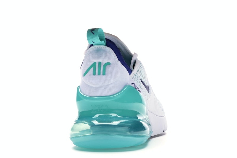 Nike Air Max 270 White Hyper Jade Deep Royal Blue