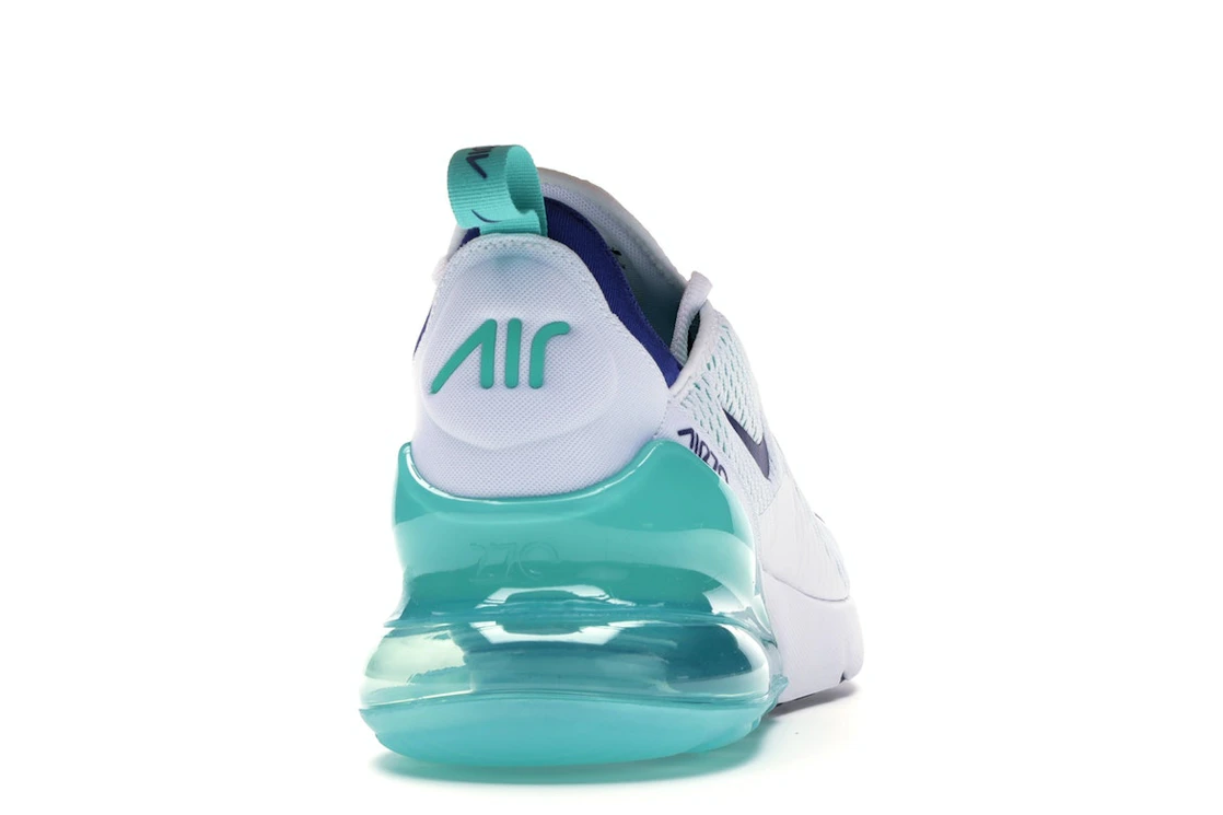 Nike Air Max 270 White Hyper Jade Deep Royal Blue
