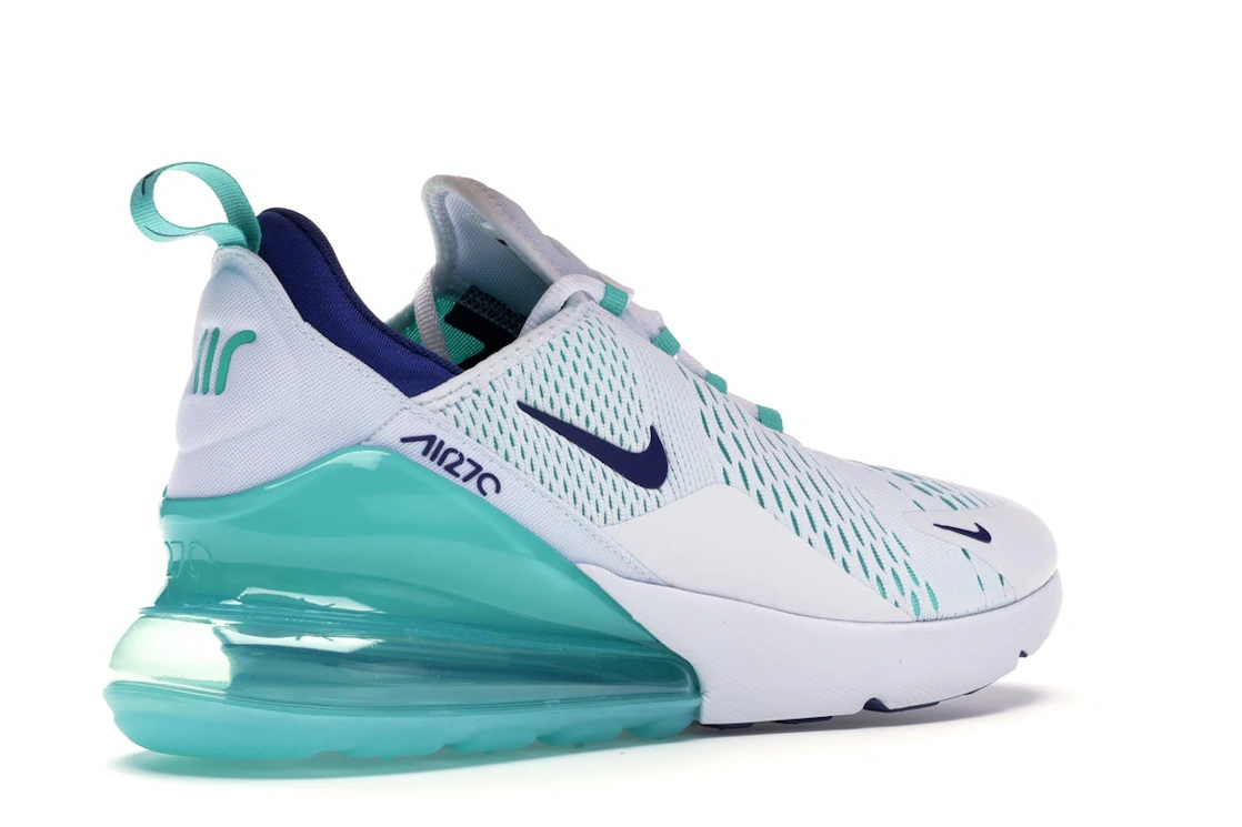 Nike Air Max 270 White Hyper Jade Deep Royal Blue