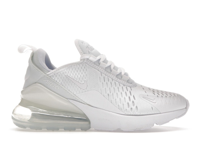 Nike Air Max 270 White Metallic Silver GS 943345 103 US