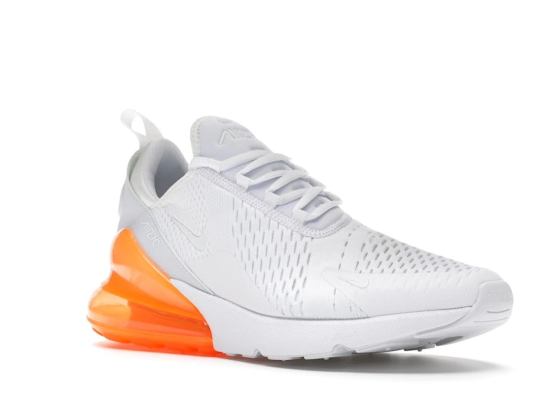 Nike Air Max 270 White Pack (Total Orange)