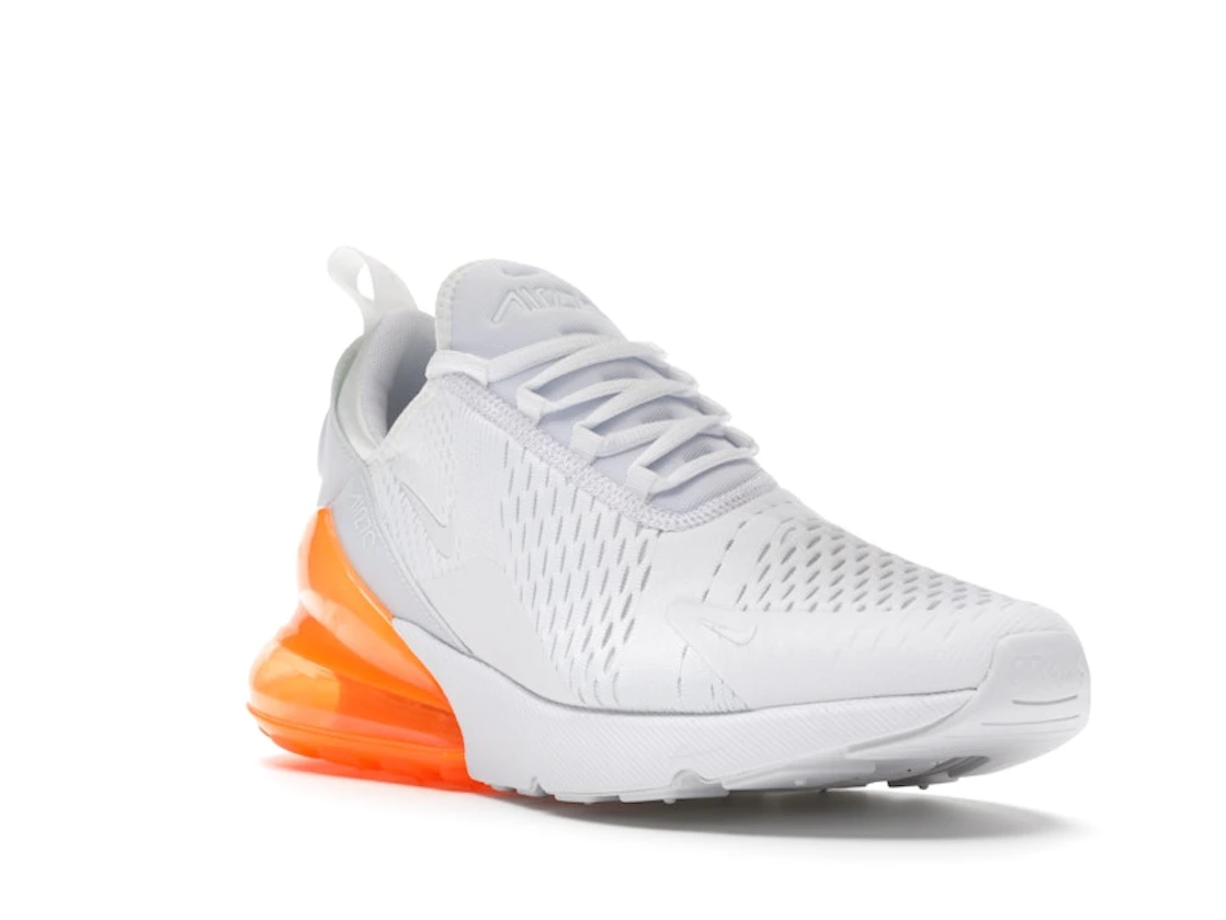 Nike Air Max 270 White Pack (Total Orange)