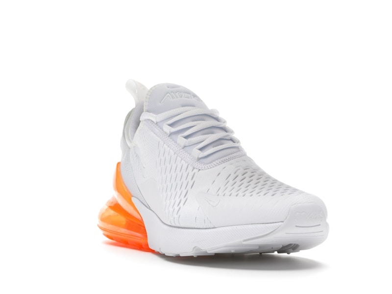 Nike Air Max 270 White Pack (Total Orange)