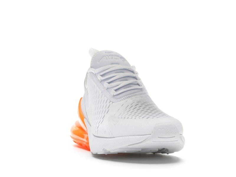 Nike Air Max 270 White Pack (Total Orange)