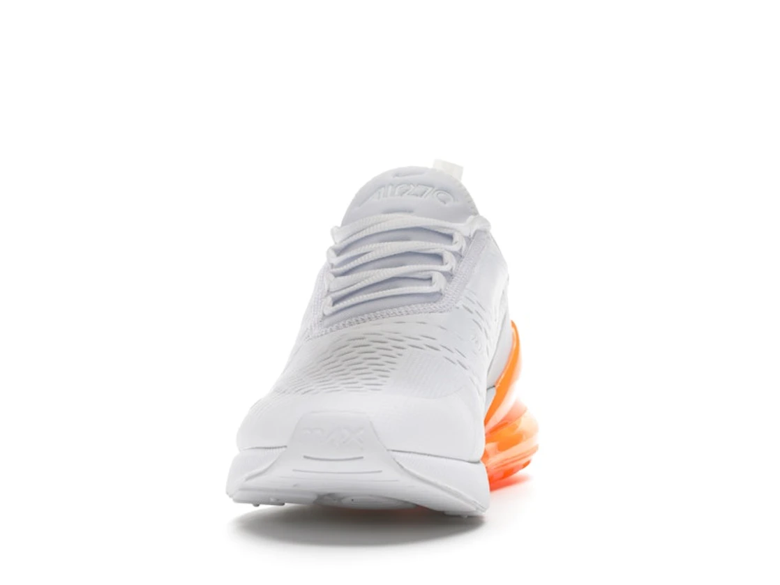 Nike Air Max 270 White Pack (Total Orange)