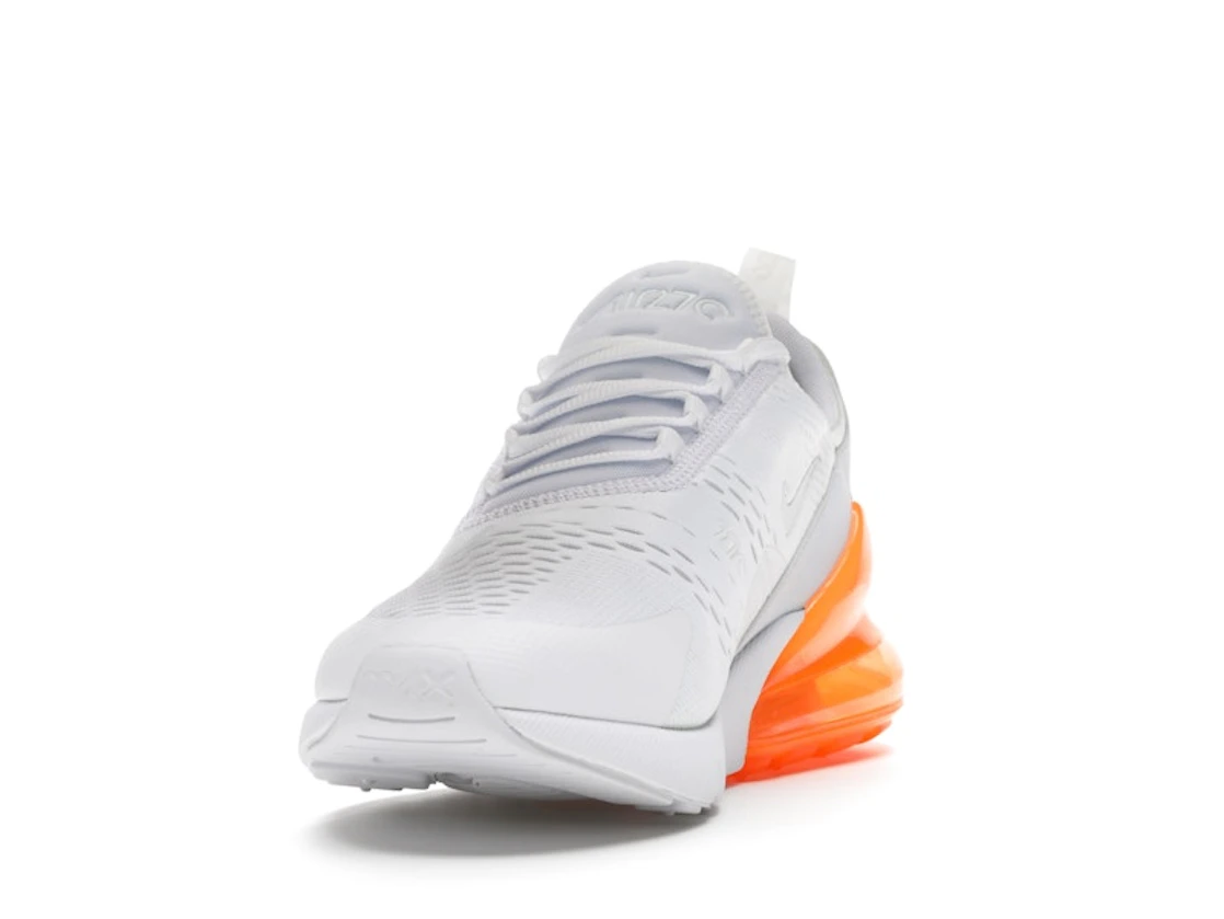 Nike Air Max 270 White Pack (Total Orange)