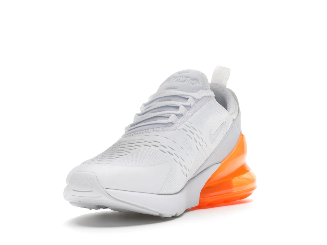 Nike Air Max 270 White Pack (Total Orange)