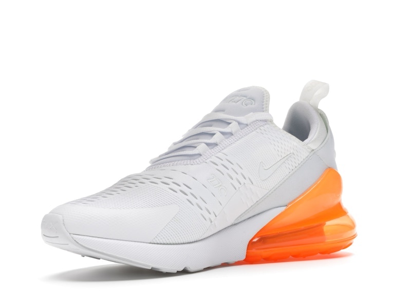 Nike Air Max 270 White Pack (Total Orange)