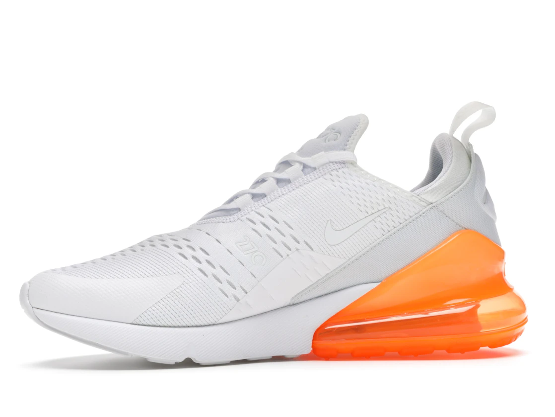 Nike Air Max 270 White Pack (Total Orange)
