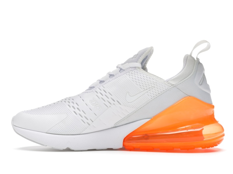 Nike Air Max 270 White Pack (Total Orange)