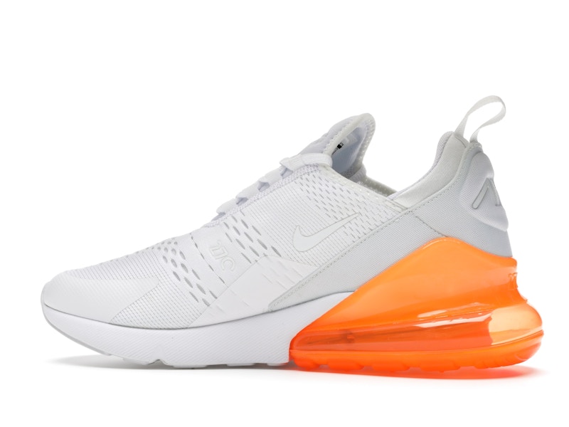 Nike Air Max 270 White Pack (Total Orange)