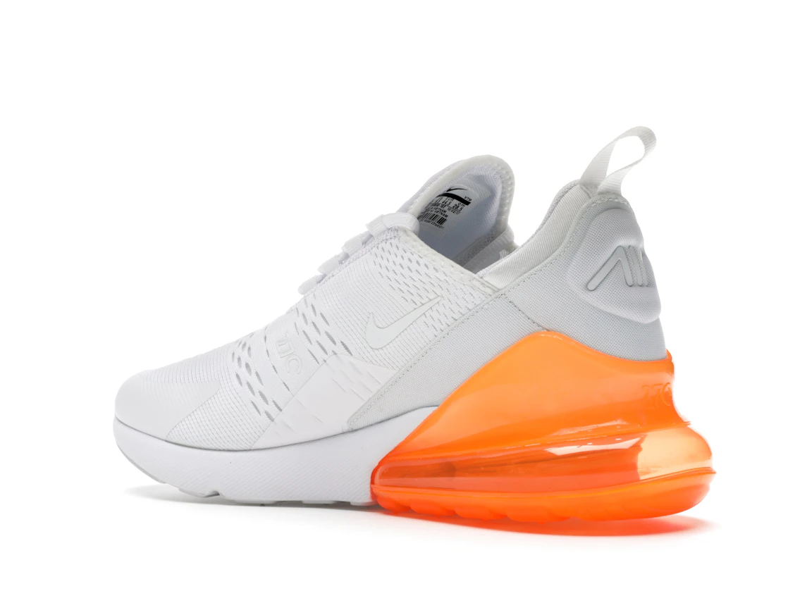 Nike Air Max 270 White Pack (Total Orange)