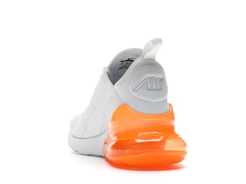 Nike Air Max 270 White Pack (Total Orange)