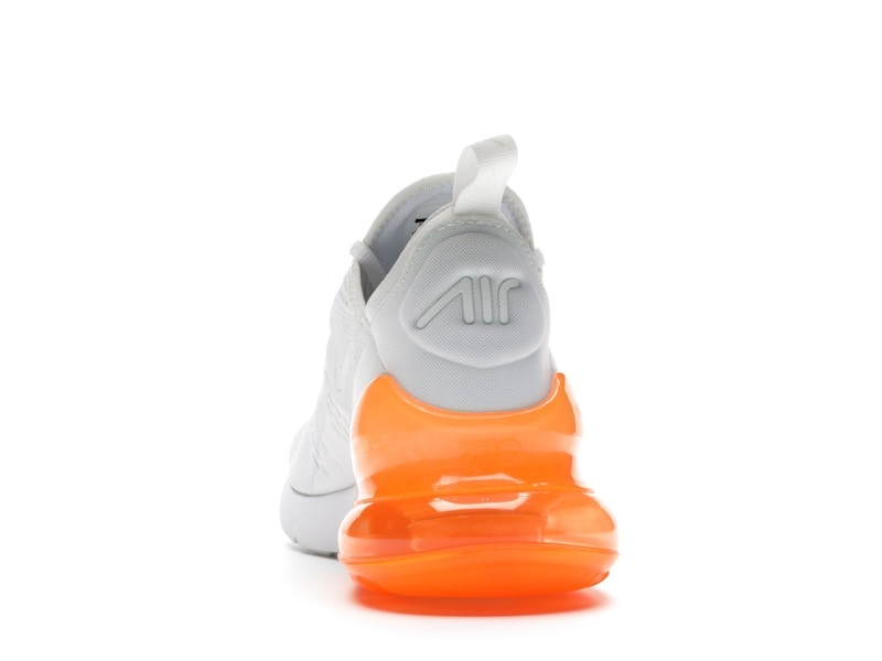 Nike Air Max 270 White Pack (Total Orange)