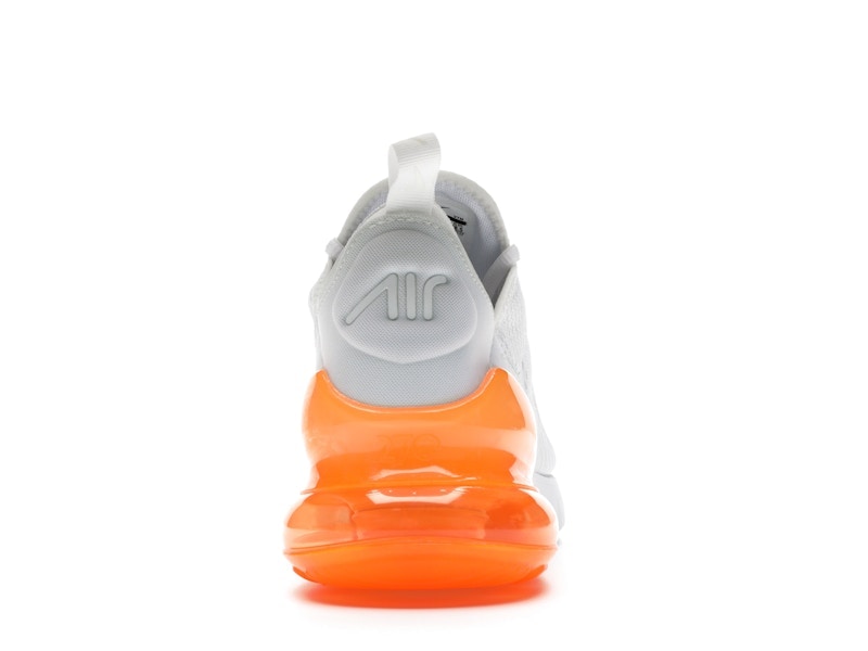 Nike Air Max 270 White Pack (Total Orange)