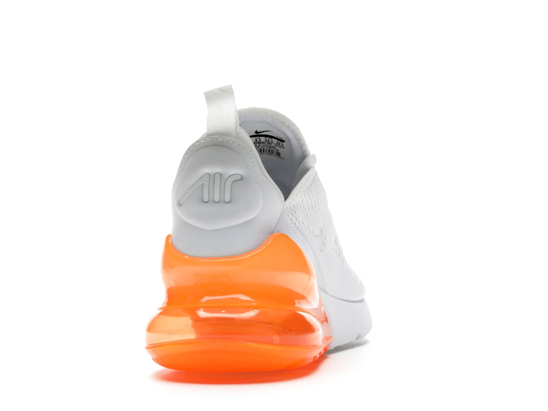 Nike Air Max 270 White Pack (Total Orange)