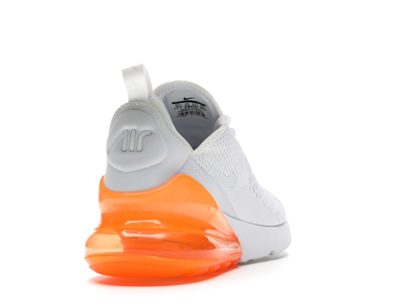 Nike Air Max 270 White Pack (Total Orange)