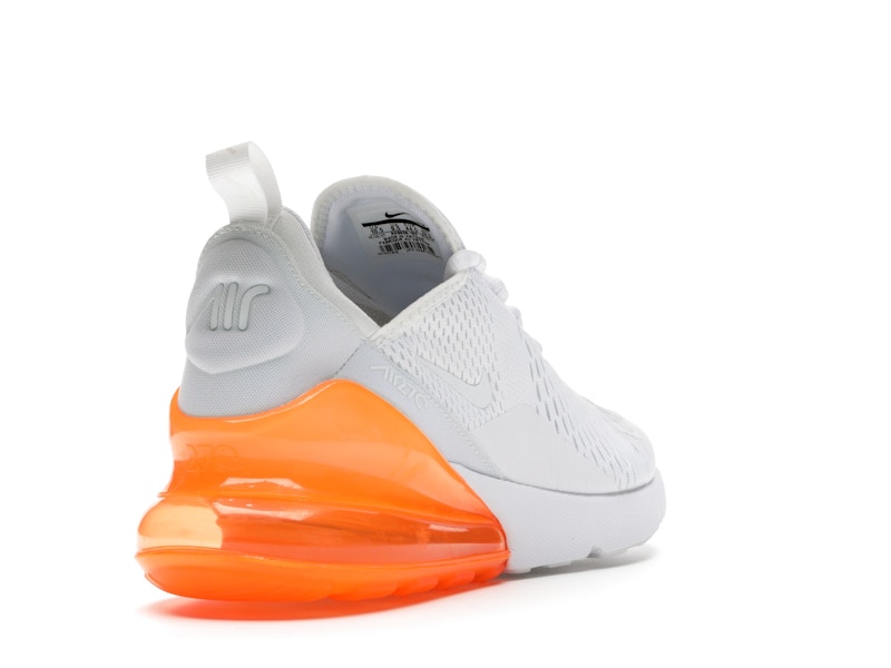 Nike Air Max 270 White Pack (Total Orange)