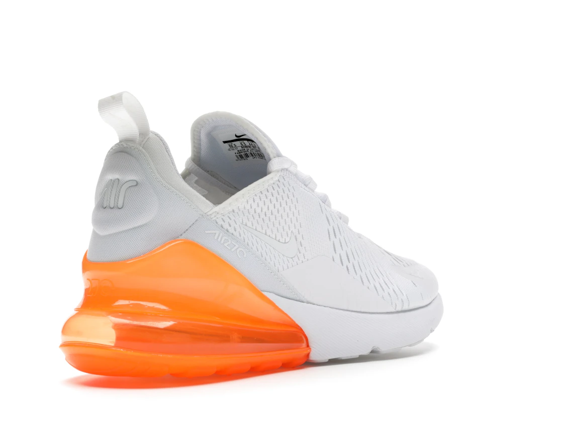 Nike Air Max 270 White Pack (Total Orange)