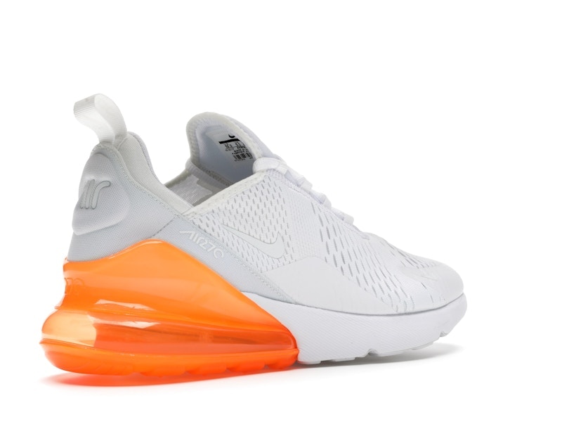 Nike Air Max 270 White Pack (Total Orange)