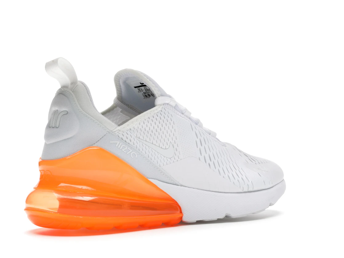 Nike Air Max 270 White Pack (Total Orange)