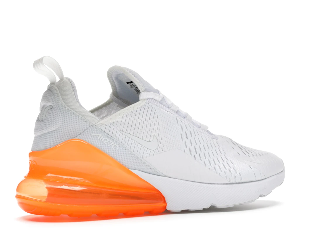 Nike Air Max 270 White Pack (Total Orange)