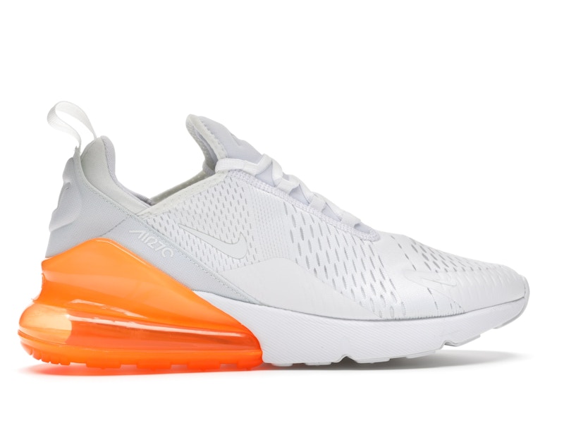 Nike Air Max 270 White Pack (Total Orange)