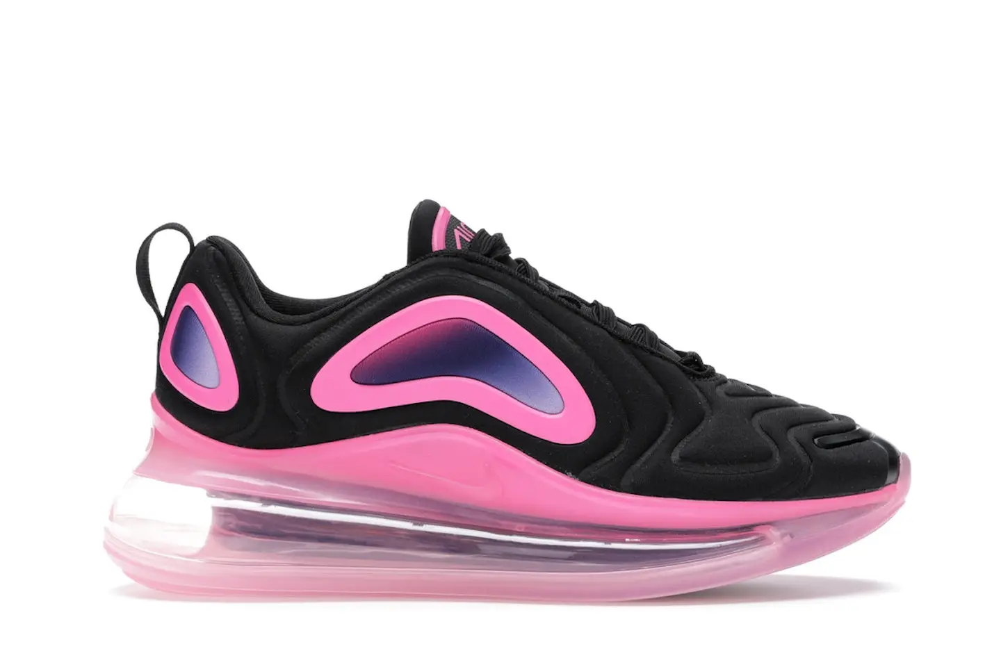 Nike Air Max 720 Black Laser Fuchsia (GS) Kids' - AQ3196-007 - US