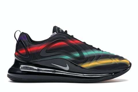 Nike Sportswear Nike Air Max 720 Black Multi NIKE AIR MAX 720 MULTI-COLOR SIZE MEN'S 10 Tie Dye Rainbow Big