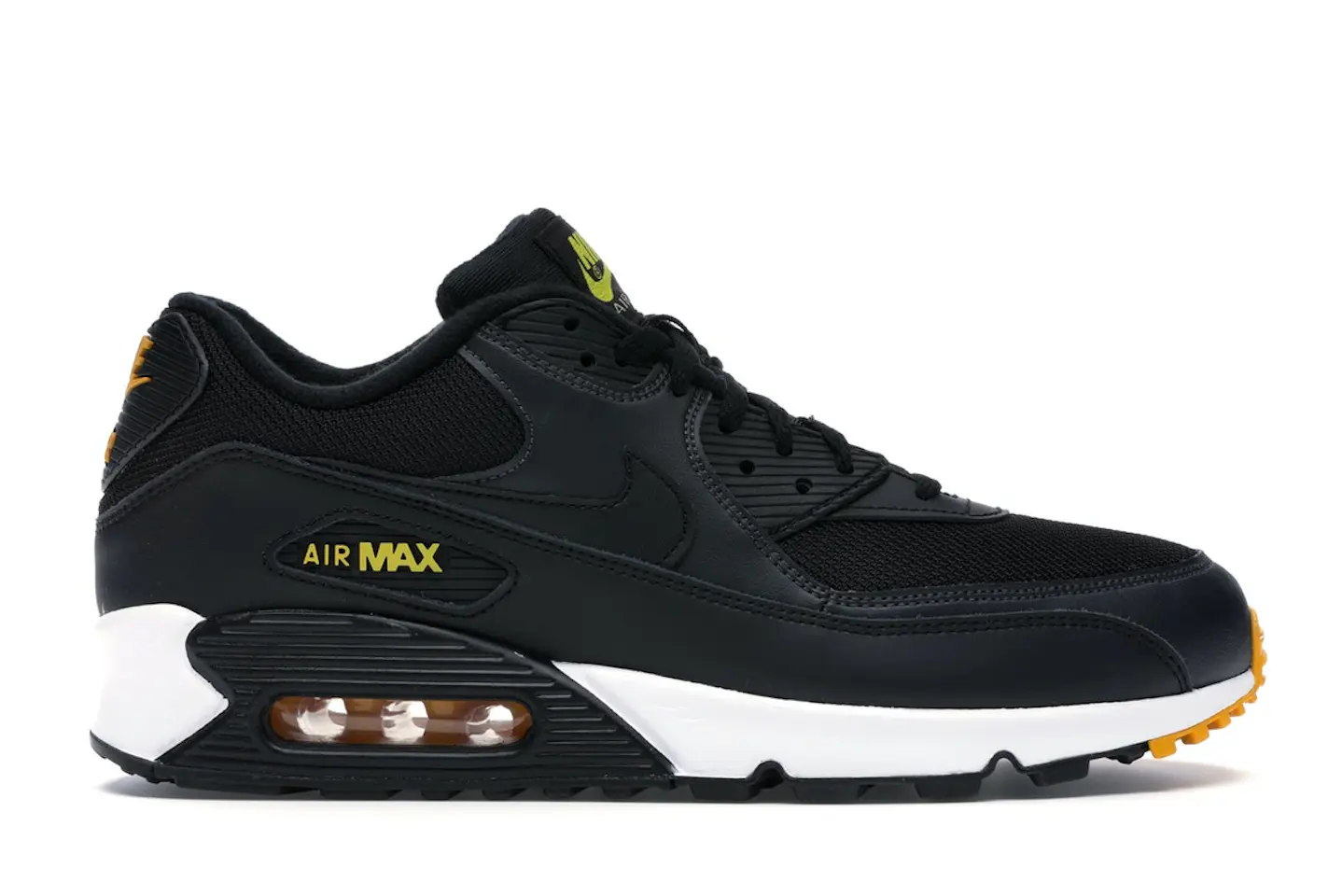 Nike Air Max 90 Black Amarillo Men's - AJ1285-022 - US