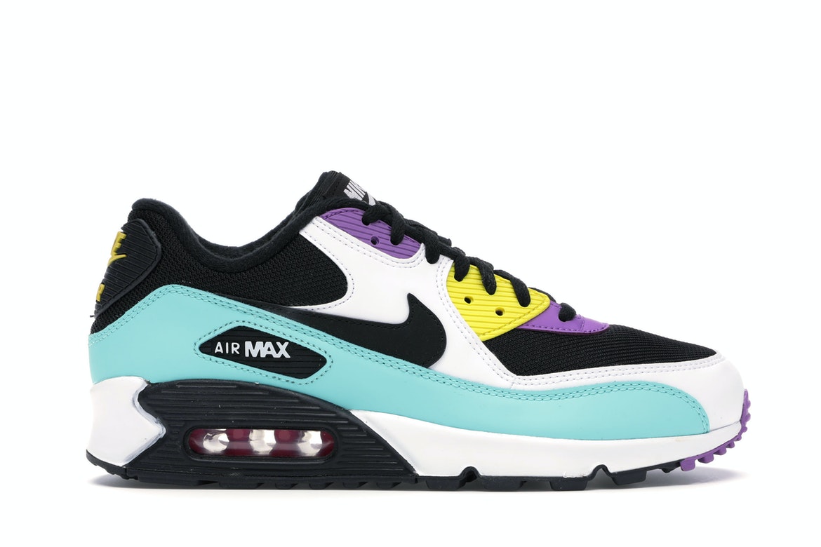 Nike Air Max 90 Black Bright Violet White