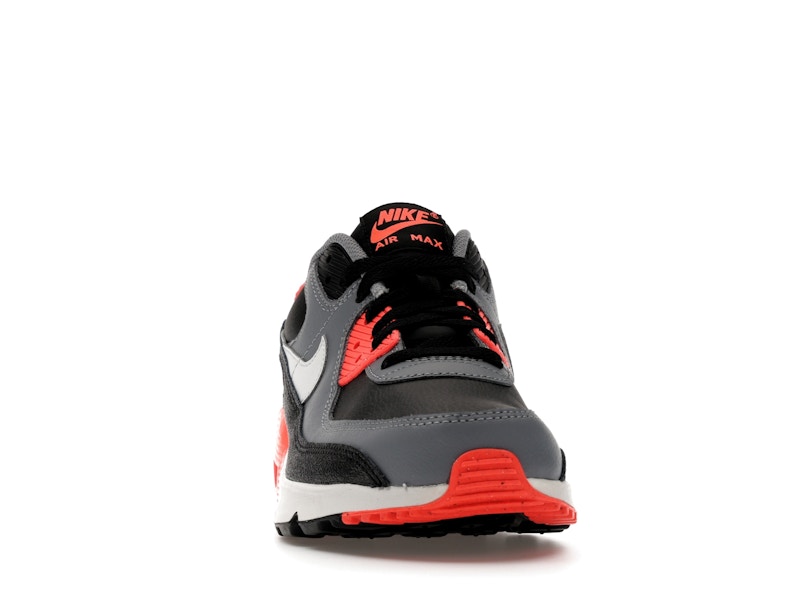 Nike Air Max 90 Black Cool Grey Bright Crimson Photon Dust (GS)