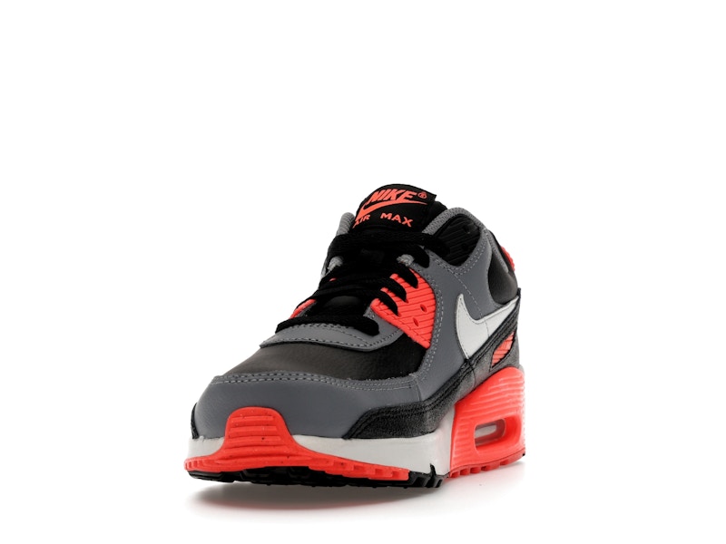 Nike Air Max 90 Black Cool Grey Bright Crimson Photon Dust (GS)
