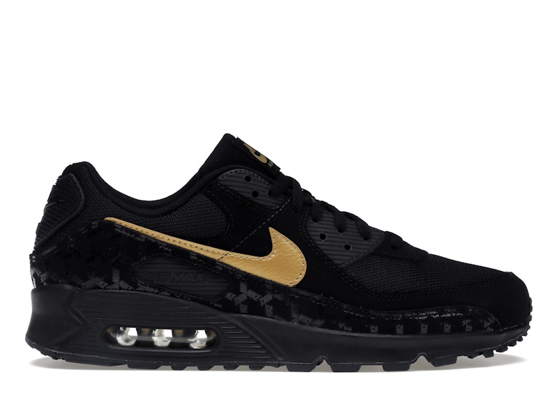 Black and gold on sale nike shoes mens