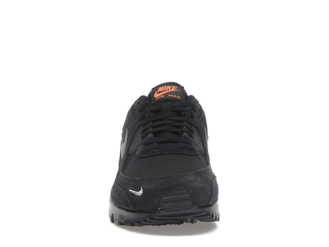 Nike Air Max 90 Black Metallic Cool Grey Orange