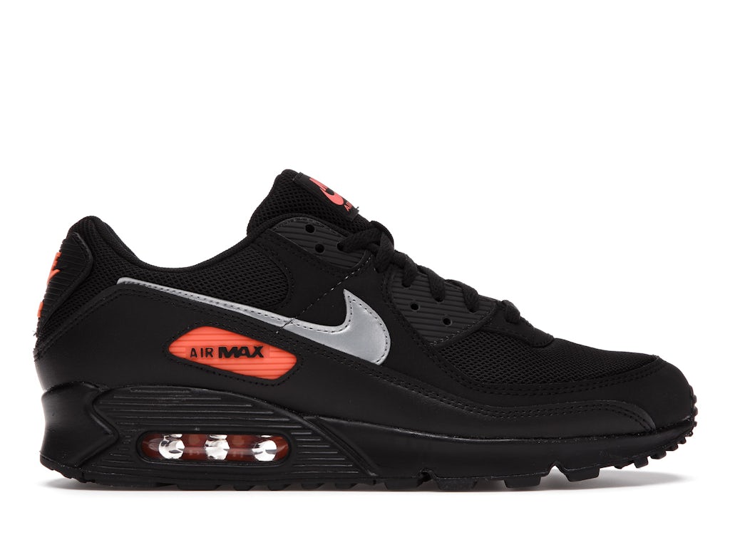 Nike Air Max 90 Black Orange Men's - DJ6881-001 - US