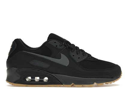 Nike Air Max 90 Black Smoke Grey Gum Reflective Men's FV0387-001
