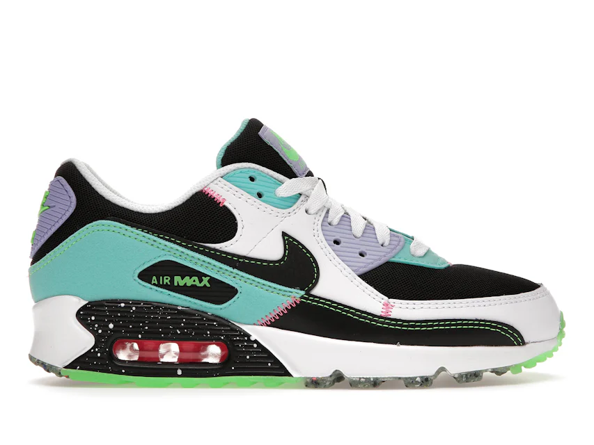 Nike air max 90 white multi Clearance