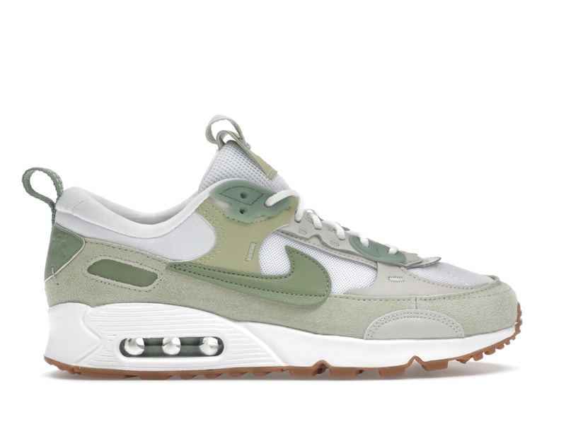 Nike Air Max 90 Futura White Olive Aura Gum Medium Brown Oil Green Women s HF5052 100 JP