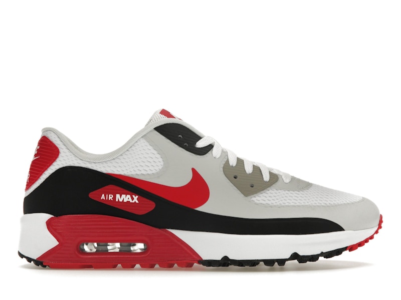 Mens nike air new arrivals max 90 white red
