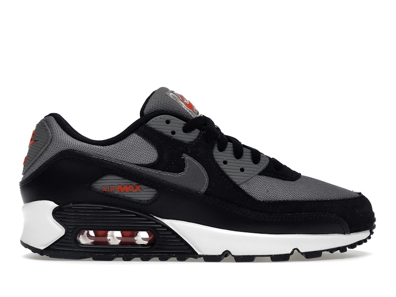Air max 90 grey black red on sale