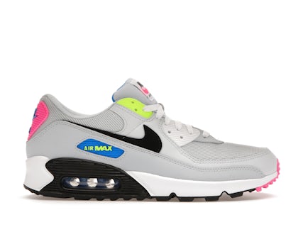 Nike Air Max 90 Grey Neon Men's DZ4398-001 US - Main Image