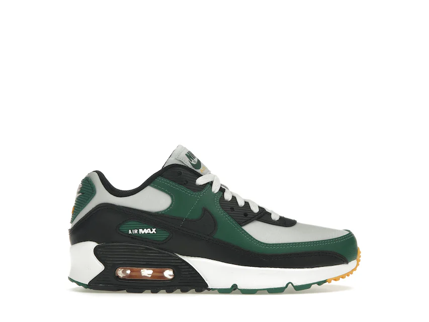 Nike Air Max 90 Leather Pure Platinum Gorge Green (GS) 0