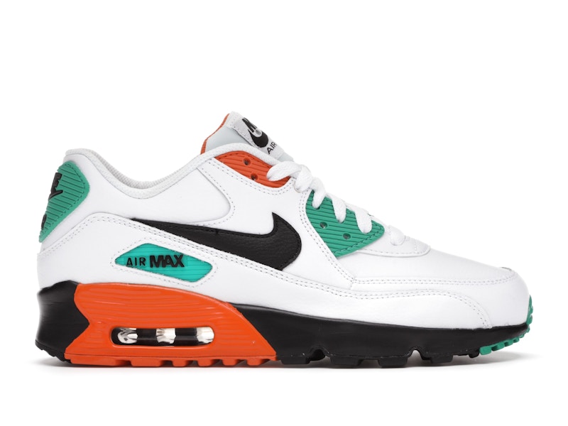 Green and orange air max 90 deals