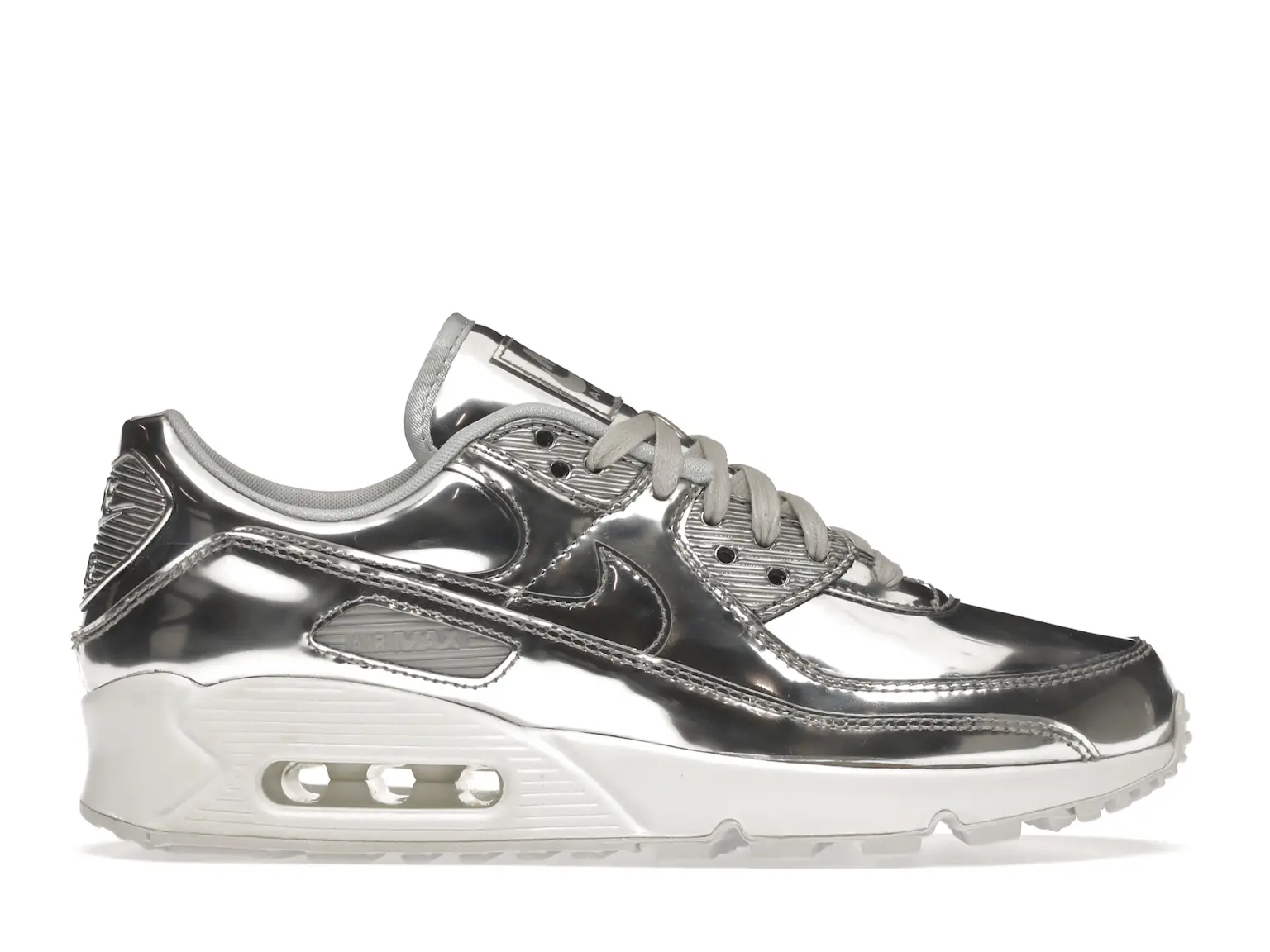 Nike Air Max 90 Metallic Silver (2020) (Women's) - CQ6639-001 - US