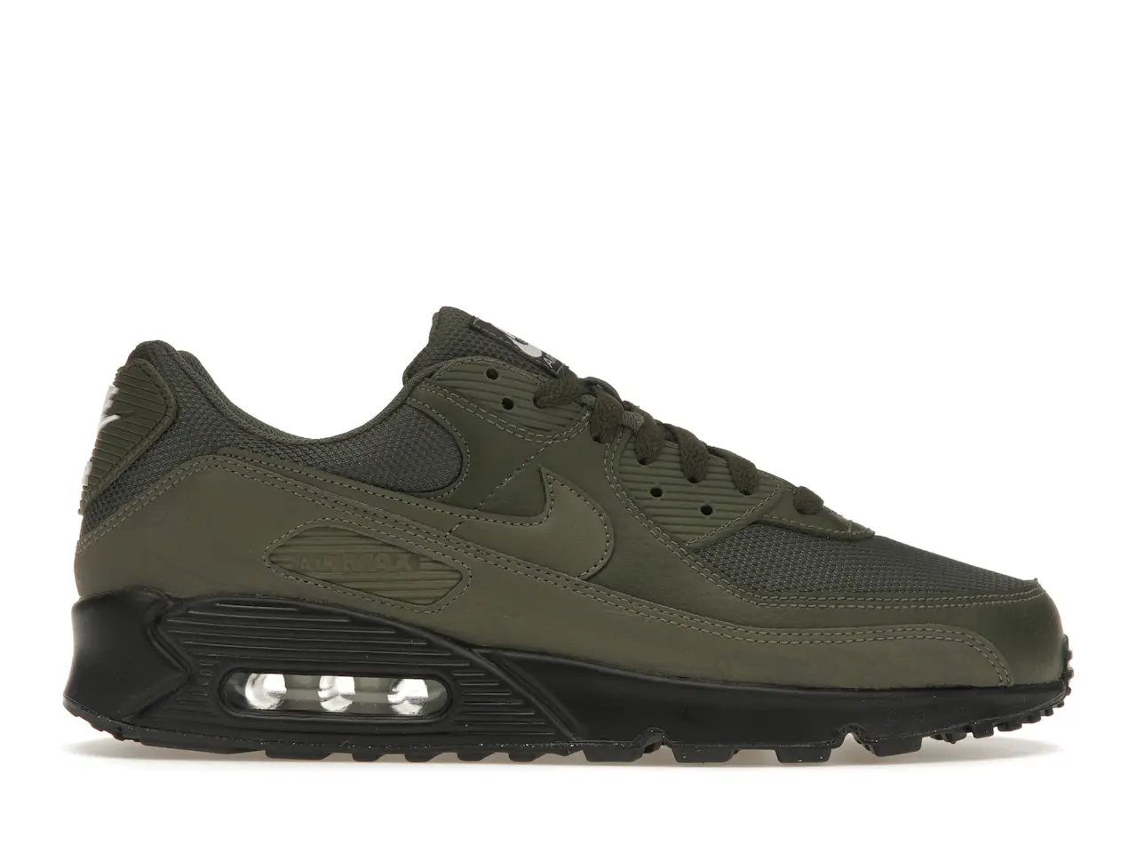 Nike Air Max 90 Olive Black Reflective Men's - DZ4504-300 - US