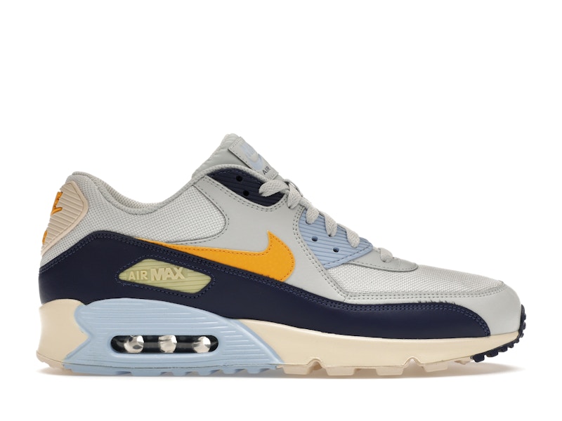 Nike Air Max 90 Pure Platinum Blue Void Men s AJ1285 008 US