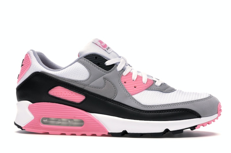 air max 90 rose on feet