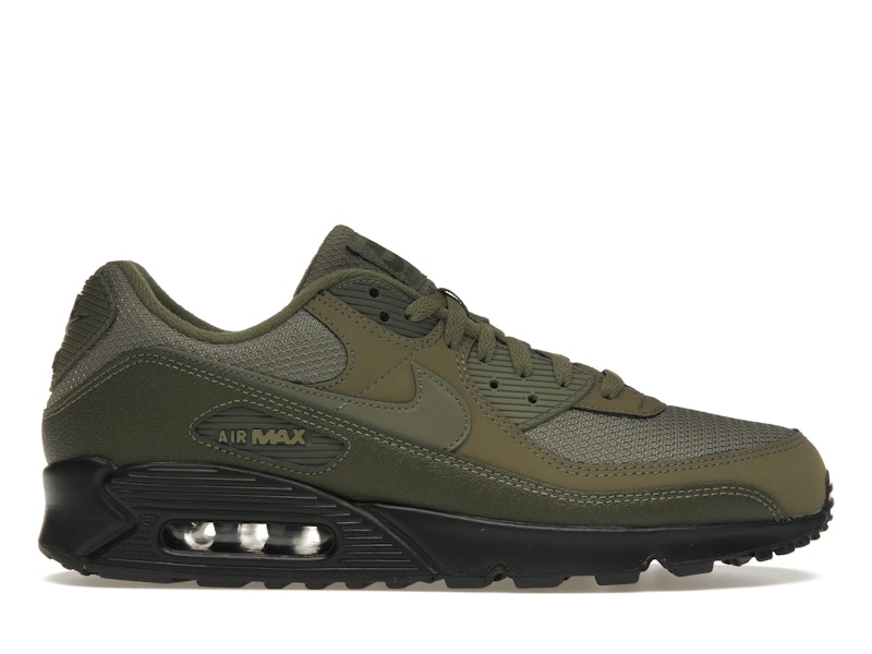 Nike Air Max 90 Reflective Swoosh Medium Olive Men's HQ3828-200 GB