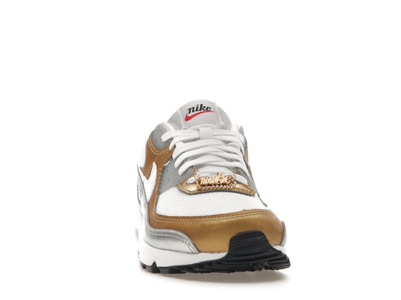 Nike Air Max 90 SE White Metallic Gold (Women's)
